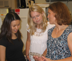 Agnieszka Mitczarek, Sheila Stewart and Adeline Lim